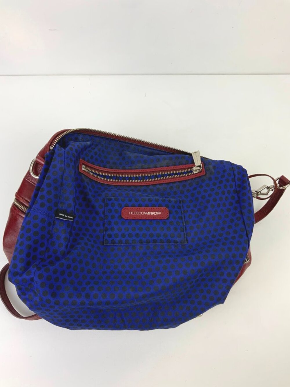 Rebecca Minkoff Burgundy Leather Cupid Satchel Bag Purse Crossbody - Picture 10 of 16